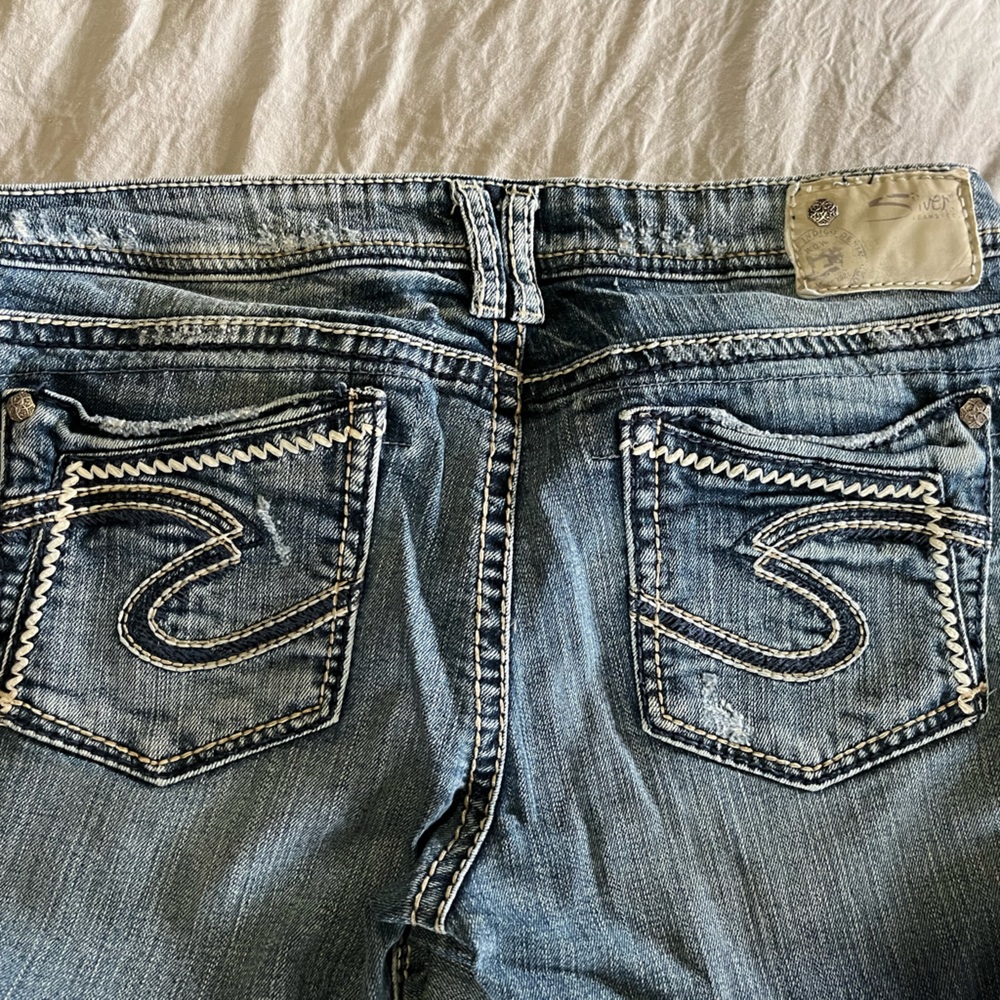 Silver Jeans Aiko Low Straight 32 Women